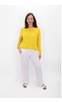 Amazing Woman Ochre Jodie Ochre Front Pocket Supersoft Knit Jumper  