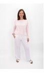Amazing Woman Pale Pink Jodie Pale Pink Front Pocket Supersoft Knit Jumper  