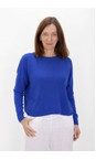 Amazing Woman Blusa Blue Jodie Blusa Blue Front Pocket Supersoft Knit Jumper  