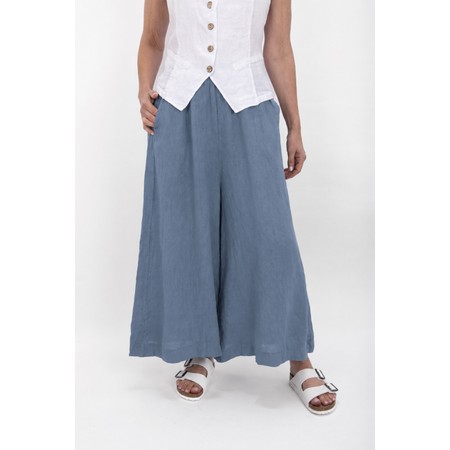 Amazing Woman Kira Denim Blue Culotte - Blue
