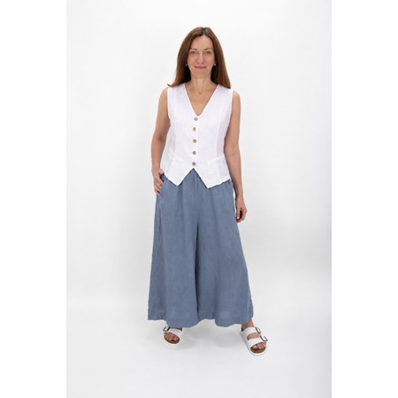Amazing Woman Kira Denim Blue Culotte - Blue