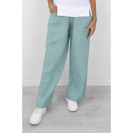 Amazing Woman Orla Agata Long Linen Trouser - Multicoloured