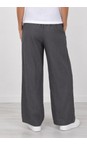 Amazing Woman Charcoal Orla Long Charcoal Linen Trouser  