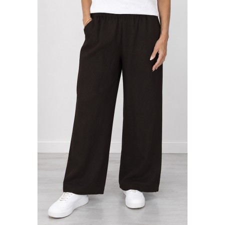 Amazing Woman Orla Choko Long Linen Trouser - Multicoloured