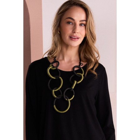Naya Naya Multi Loop Necklace - Green
