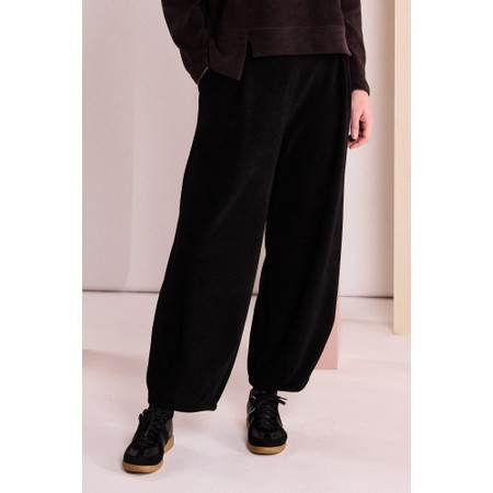 Naya Naya Black Soft Cord Trouser - Black