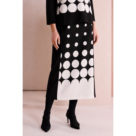Naya Naya Stone Spot Border Print Skirt - Multicoloured