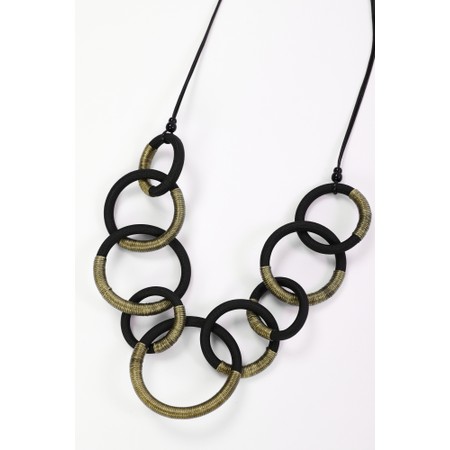 Naya Naya Multi Loop Necklace - Green