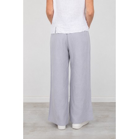 Amazing Woman Orla Long Pearl Linen Trouser - Off-White