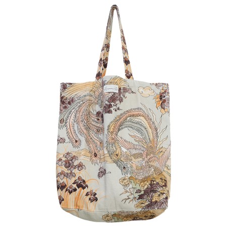 One Hundred Stars Phoenix Grey Organic Cotton Canvas Bag - Grey