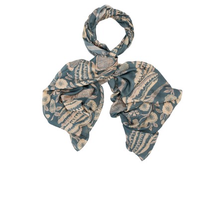 One Hundred Stars Rosa Blue Scarf - Blue