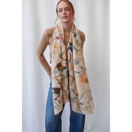 One Hundred Stars Hummingbird Nude Scarf - Pink