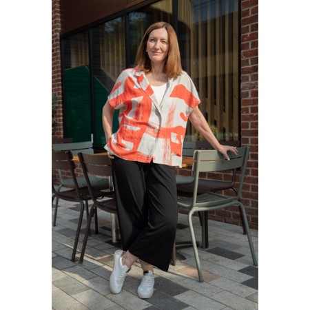 Naya Naya Paintwork Print Shirt - Orange