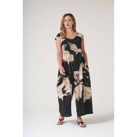 One Hundred Stars Stork Black Jumpsuit - Multicoloured