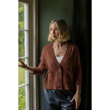 Chalk Andrea Chocolate Cardigan - Brown