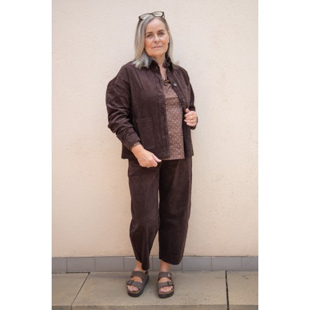 Chalk Lennie Chocolate Cord Jacket - Brown