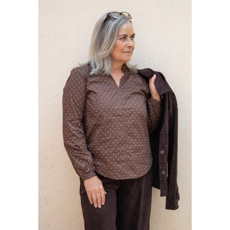 Chalk Greta Shirt - Brown