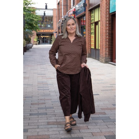 Chalk Greta Shirt - Brown