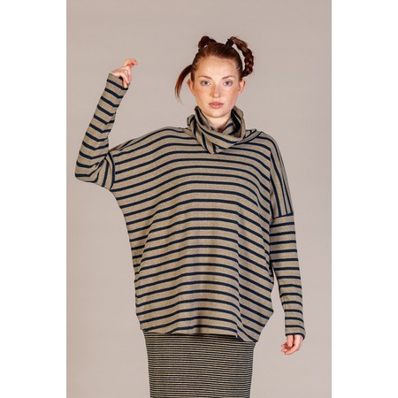 Mama B Bill R Alpaca Stripe Fleece Jumper - Multicoloured