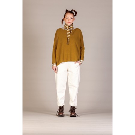 Mama B Martis Caramello Wide Fleece Top - Brown