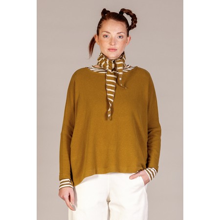 Mama B Martis Caramello Wide Fleece Top - Brown