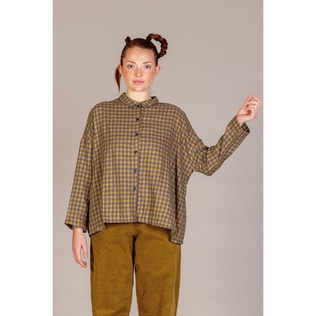 Mama B Pirri Check Shirt - Brown
