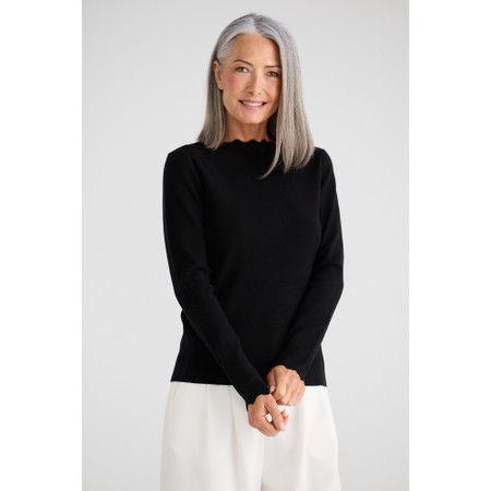 Brave & True Jaden Black Knit Top - Black