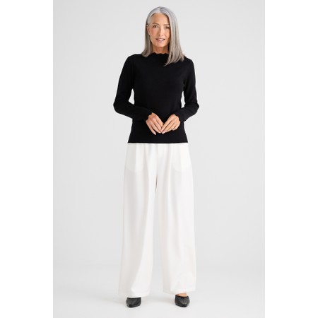 Brave & True Jaden Black Knit Top - Black