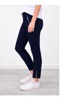 Nena 09 Navy Ankle Zip Cropped Powerstretch Jean