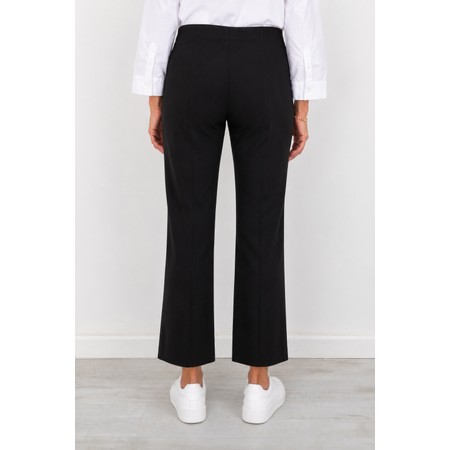 Robell Joella 09 Black Fitted Bootcut Cropped Trouser - Black