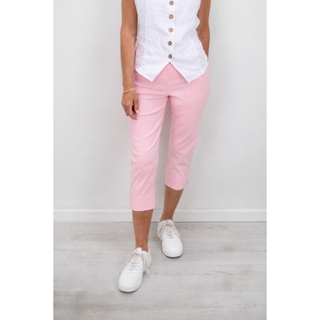Robell Marie 07 Soft Rose Cropped Trouser - Pink
