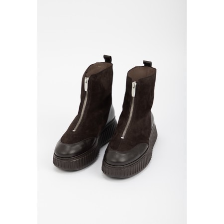 Wonders Xfly Wild Zip Ankle Boot - Brown
