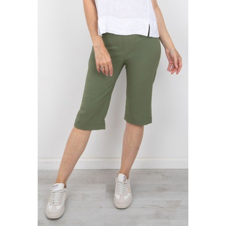 Robell Bella 05 Khaki Slimfit Short - Green