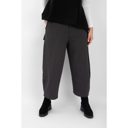 Mama B Mira F Antracite Jersey Balloon Trouser - Grey
