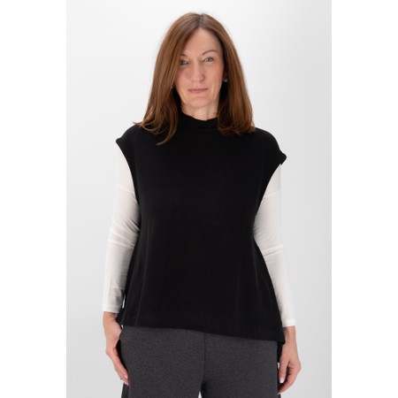Mama B Elva Nero Fleece Popover - Black