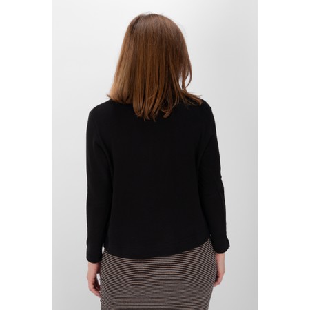 Mama B Lydia Nero Roll Neck Fleece Jumper - Black