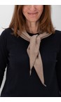 Tippy Alpaca Plain Triangle Scarf