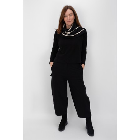 Mama B Mira F Nero Jersey Balloon Trouser - Black