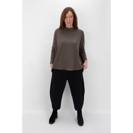Mama B Bianco F Nero Balloon Trouser - Black