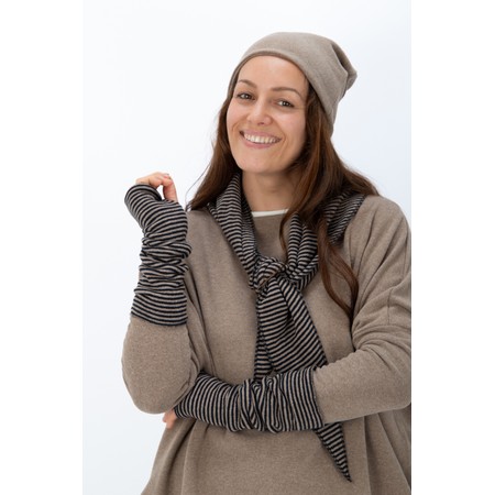Mama B Kaki U Alpaca Plain Fleece Hat - Beige