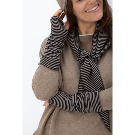 Mama B Cotto R Alpaca Micro Stripe Gloves - Multicoloured