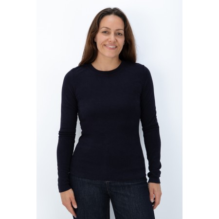 Chalk Nancy Navy Top - Blue