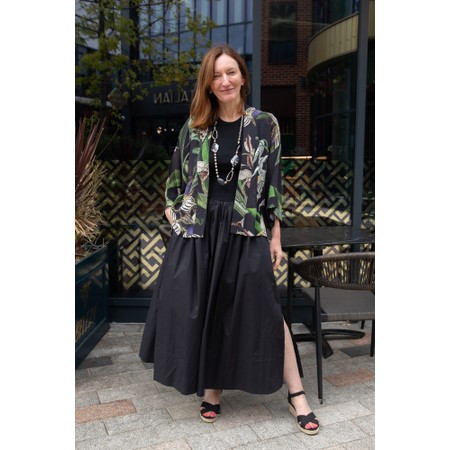 Brave & True Daphne Black Rib Maxi Dress - Black