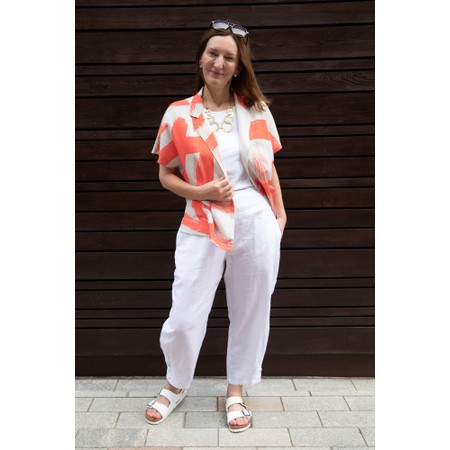 Naya Naya Paintwork Print Shirt - Orange