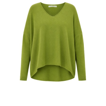Amazing Woman Mika Boxy Mojito Green Fine Knit Jumper - Green