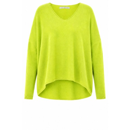 Amazing Woman Mika Zest Boxy Fine Knit Jumper - Green