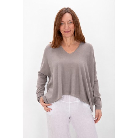 Amazing Woman Mika Smoke Fine Knit Jumper - Beige
