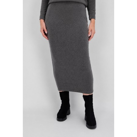 Mama B Lilla U Grigio Plain Fleece Skirt - Grey