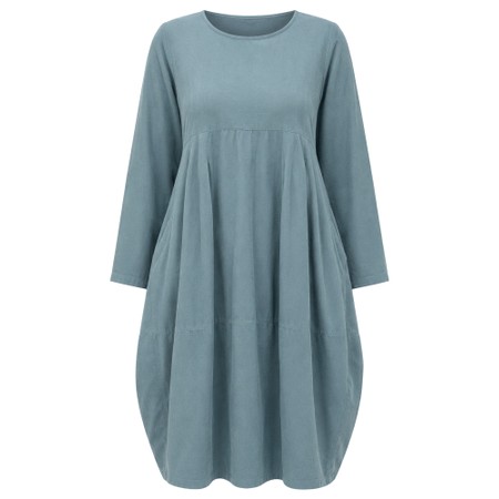 Thing Viktoria Slate Baby Cord Bubble Dress - Grey