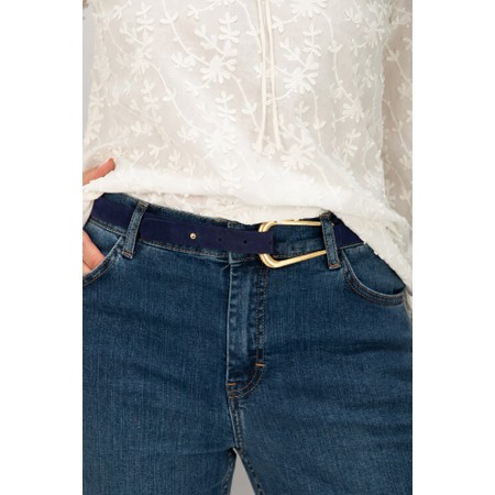 Masai Clothing Raelis Dress Blue Belt - Blue